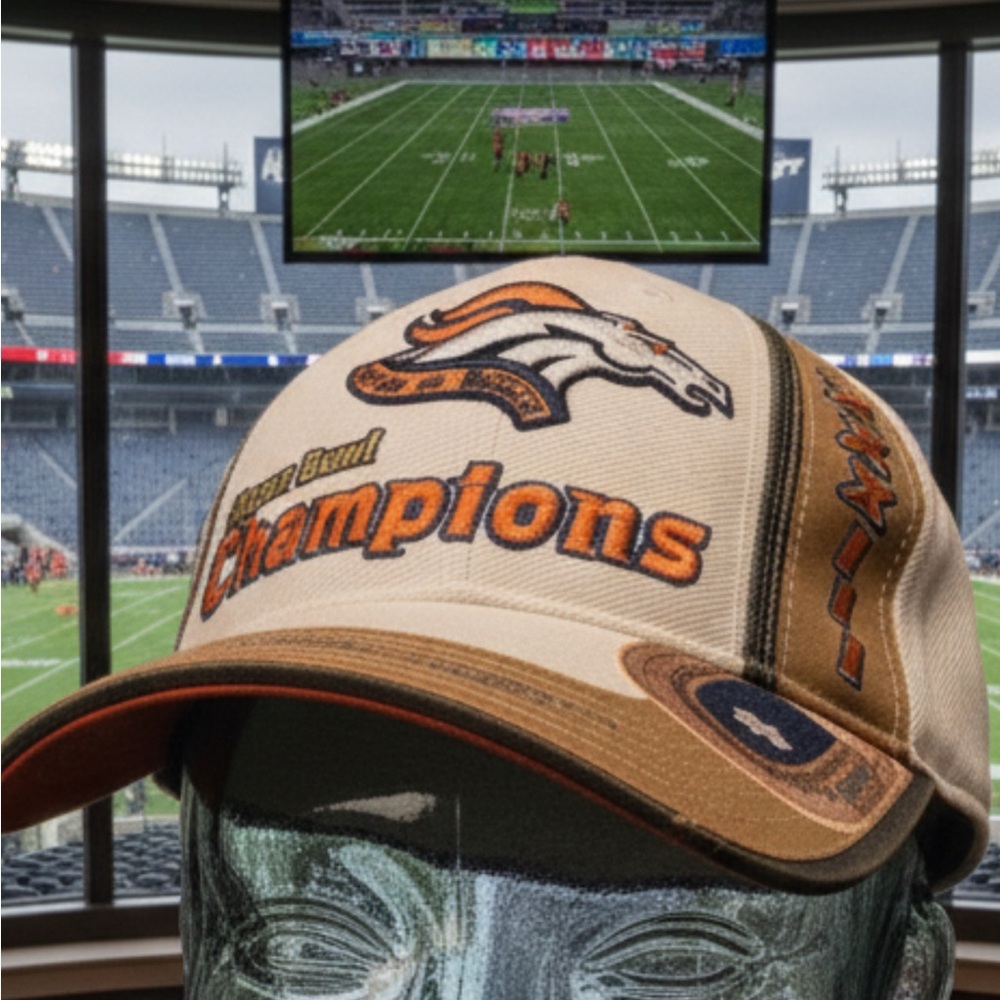 DENVER BRONCOS 1999 Super Bowl XXXIII Champions Adjustable Cap Hat NWOT